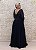 VESTIDO PS AZUL MARINHO BUSTO BORDADO MANGAS COMPRIDAS - Imagem 5