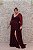 VESTIDO UVA ROXO BUSTO BORDADO SAIA FLUÍDA MANGAS COMPRIDAS - Imagem 6