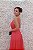 VESTIDO CORAL TULE COM DECOTE DRAPEADO E COSTA CORSELET - Imagem 6
