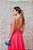 VESTIDO ROSA PINK DECOTE FRENTE E COSTA FLUIDO COM FENDA - Imagem 4