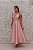 VESTIDO MIDI LOR ROSE EM ZIBELINE E LAÇO NO OMBRO - Imagem 1