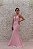 VESTIDO ROSE SEREIA DECOTE TIRAS - Imagem 1