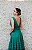 VESTIDO VERDE ESMERALDA ARTE SACRA TULE DRAPEADO - Imagem 3