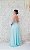 VESTIDO VERDE MINT DECOTE BORDADO SAIA EVASÊ - Imagem 4