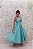 VESTIDO MIDI ALCINHA FINA DECOTE TIRAS VERDE AGUA - Imagem 3