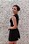 VESTIDO PRETO CURTO DETALHE FIVELA PRATA - Imagem 4