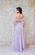 VESTIDO LIA RABELLO LAVANDA EM TULE OMBRO A OMBRO COM BUSTO BORDADO - Imagem 2