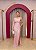 VESTIDO LONGO FATIMA SCOFIELD ROSA BEBE TODO EM PAETÊ - Imagem 1