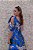 VESTIDO MIDI M RODARTE OMBRO UNICO AZUL COM FLORES BRANCAS - Imagem 6