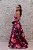VESTIDO LONGO MARRO FUCSIA DECOTE RETO TOMARA QUE CAIA ESTAMPADO SEREIA - Imagem 2