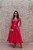 VESTIDO MIDI MARRO PINK PRINCESA DECOTE V - Imagem 8