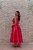 VESTIDO MIDI MARRO PINK PRINCESA DECOTE V - Imagem 6