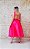 VESTIDO MIDI MARRO PINK PRINCESA DECOTE V - Imagem 3