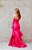 VESTIDO JOVANI PINK ZIBELINE TOMARA QUE CAIA SEREIA EM CAMADAS - Imagem 2