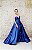 VESTIDO NY JOVANI TOMARA QUE CAIA AZUL ROYAL SEREIA COM SAIA PRINCESA - Imagem 1
