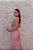 VESTIDO LONGO ROSA BEBÊ COM FENDA TODO BORDADO - Imagem 2