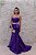 VESTIDO LONGO TOMARA QUE CAIA ROXO PEPLUM - Imagem 2