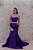 VESTIDO LONGO TOMARA QUE CAIA ROXO PEPLUM - Imagem 1