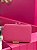 BOLSA ROSA PINK TECIDO TELADO QUADRADA - Imagem 1