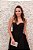 VESTIDO PRETO BUSTO ESTRUTURADO EM TULE MULLET COM LAÇO NAS COSTAS - Imagem 5