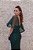 VESTIDO LONGO NY VERDE MUSGO BORDADO E DETALHE DE CAPA - Imagem 3