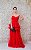 VESTIDO LONGO VERMELHO EM TULE TOMARA QUE CAIA BUSTO ESTRUTURADO E SAIA E CAMADAS - Imagem 5