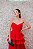 VESTIDO LONGO VERMELHO EM TULE TOMARA QUE CAIA BUSTO ESTRUTURADO E SAIA E CAMADAS - Imagem 6