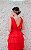 VESTIDO LONGO EM TULE VERMELHO REGATA  SAIA EM CAMADAS - Imagem 7