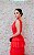 VESTIDO LONGO EM TULE VERMELHO REGATA  SAIA EM CAMADAS - Imagem 8