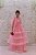 VESTIDO LONGO PESSEGO COM SAIA EM CAMADAS DE TULE E CRINOL - Imagem 1