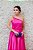 VESTIDO LONGO BUSTO GEOMETRICO PINK PRINCESA - Imagem 3