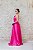 VESTIDO LONGO BUSTO GEOMETRICO PINK PRINCESA - Imagem 5