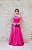 VESTIDO LONGO BUSTO GEOMETRICO PINK PRINCESA - Imagem 6