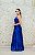 VESTIDO AZUL ROYAL NY SEREIA COM FENDA EM PAETÊ E BORDADO - Imagem 7