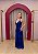 VESTIDO AZUL ROYAL NY SEREIA COM FENDA EM PAETÊ E BORDADO - Imagem 3