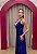 VESTIDO AZUL ROYAL NY SEREIA COM FENDA EM PAETÊ E BORDADO - Imagem 2