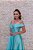 VESTIDO MIDI MULLET AZUL TIFFANY OMBRO A OMBRO - Imagem 3