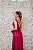 VESTIDO LONGO ROSA FÚCSIA TODO EM PAETÊ COM DECOTE FRENTE E COSTAS - Imagem 2