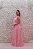 VESTIDO LONGO ROSA BEBÊ EM TULE DECOTE NAS COSTAS - Imagem 3