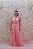 VESTIDO LONGO ROSA BEBÊ EM TULE DECOTE NAS COSTAS - Imagem 2