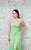 VESTIDO LONGO VERDE NEON TOMARA QUE CAIA EM PAETÊ - Imagem 3