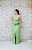 VESTIDO LONGO VERDE NEON TOMARA QUE CAIA EM PAETÊ - Imagem 1