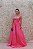 VESTIDO EM TAFETÁ  COM BUSTO DRAPEADO PINK - Imagem 4