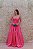 VESTIDO EM TAFETÁ  COM BUSTO DRAPEADO PINK - Imagem 5
