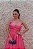 VESTIDO EM TAFETÁ  COM BUSTO DRAPEADO PINK - Imagem 2