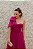 VESTIDO FUCSIA EM TULE OMBRO ÚNICO COM DETALHE DE LAÇO - Imagem 3