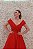 VESTIDO MIDI OMBRO A OMBRO EM TAFETÁ VERMELHO - Imagem 6