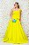 VESTIDO PRINCESA VERDE LIMA OMBRO UNICO LAÇO - Imagem 4