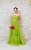 VESTIDO VERDE NEON EM TULE BUSTO ESTRUTURADO DRAPEADO - Imagem 3