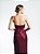 VESTIDO MARSALA TOMARA QUE CAIA TODO EM PAETÊ E RECORTE LATERAL E FENDA - Imagem 4